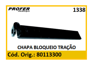 CHAPA BLOQUEIO TRAÇÃO