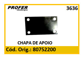 CHAPA DE APOIO