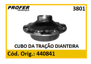 CUBO DA TRAÇÃO DIANTEIRA