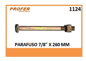 PARAFUSO 7/8 X 260 MM