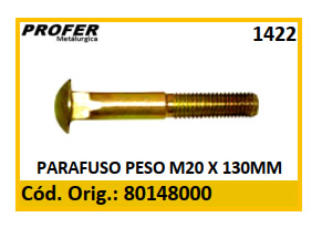 PARAFUSO PESO M20 X 130MM