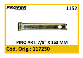 PINO ART. 7/8 X 153 MM
