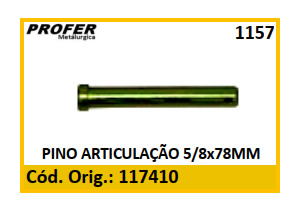 PINO ARTICULAÇÃO 5/8x78MM