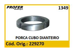 PORCA CUBO DIANTEIRO