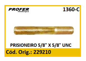 PRISIONEIRO 5/8 X 5/8 UNC